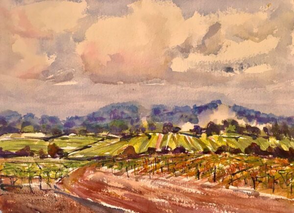 Georgia Mansur watercolour landscape