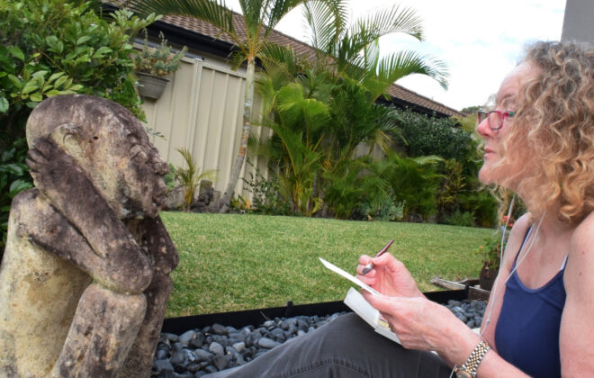 A late-blooming artist, Vandy Massey