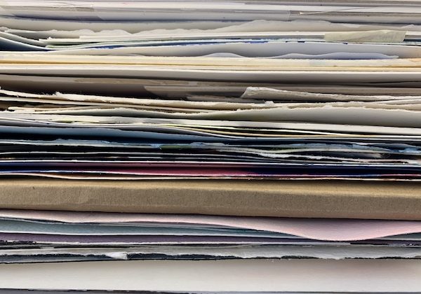 HowA pile of painting to illustrate how to re-use failed paintings