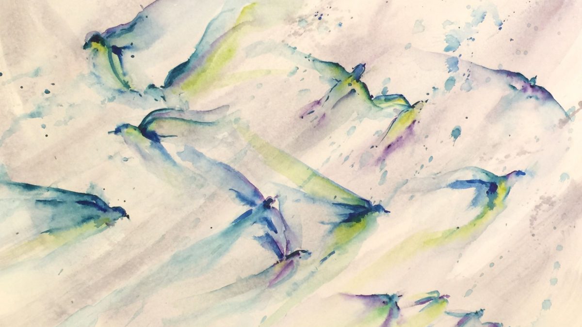 How to get the most out of a painting workshop - relax and have fun