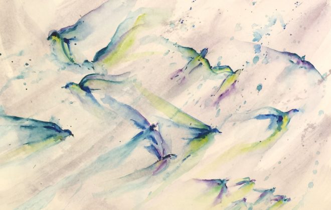 How to get the most out of a painting workshop - relax and have fun