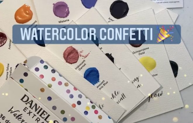 Daniel Smith Watercolours 36 dot cards