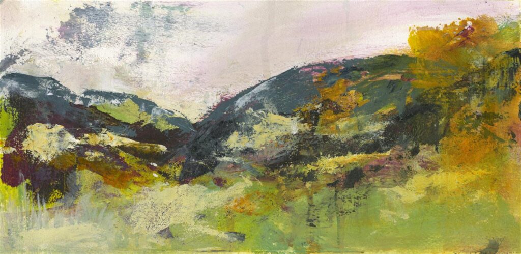 Vandy Massey - Black Mountain Trail Black Mountain Trail - acrylic painting