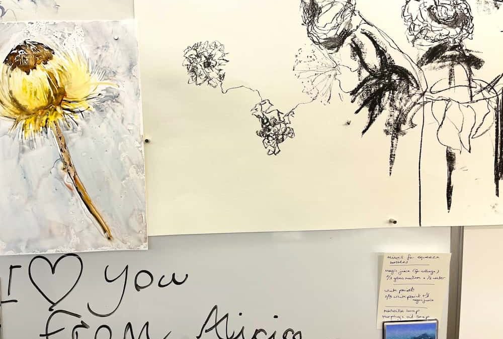 Studio wishlist item - magnetic white board for sketches and notes