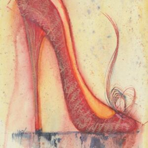 Sassy - red stiletto shoe fine art print