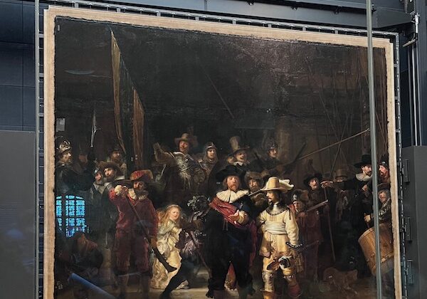 The Night Watch by Rembrandt van Reign, in the Rijksmuseum